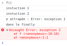 try catch js